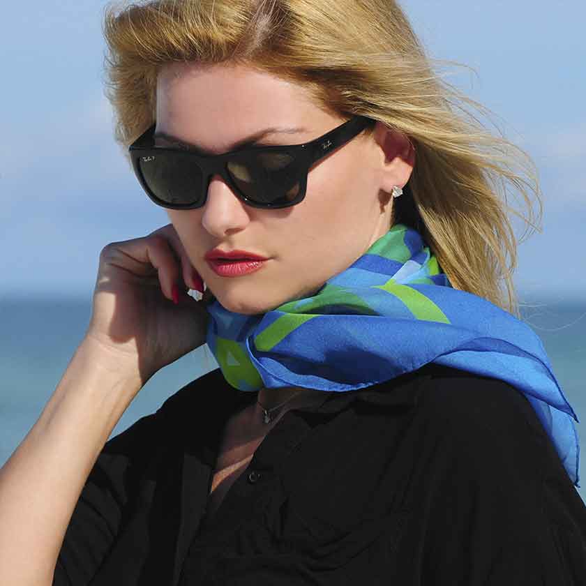 xlarge silk chiffon scarves lookbook by anne touraine paris